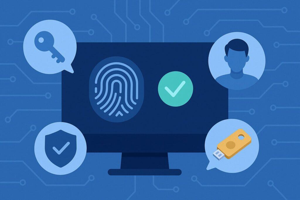 Biometrics and passwordless authentication: FIDO2 and passkeys