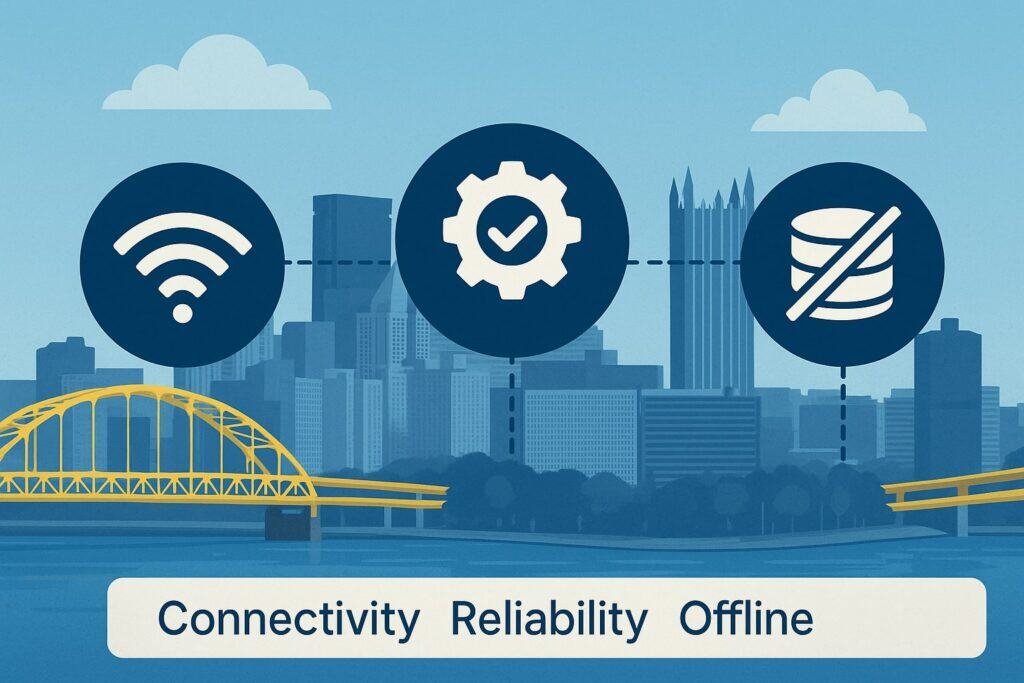 Connectivity, Reliability, and Offline Operations in Pittsburgh