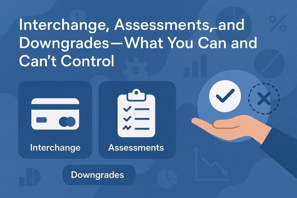 Interchange, Assessments, and Downgrades—What You Can and Can’t Control