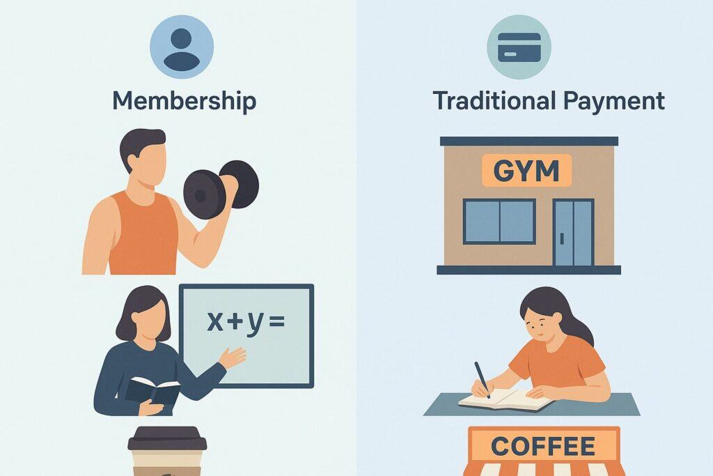 Membership vs. Traditional Payment Processing for Different Business Types