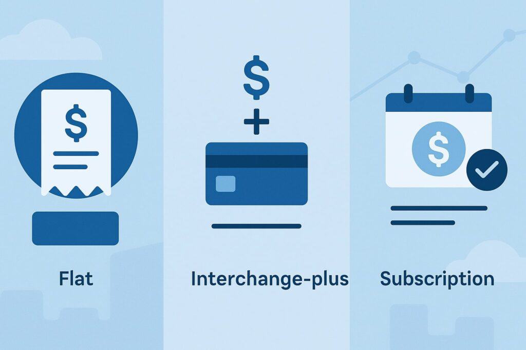 Pricing Models Explained: Flat, Interchange-Plus, and Subscription
