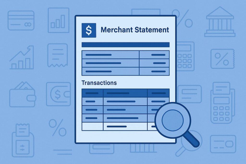 Understanding the Typical U.S. Merchant Statement Layout