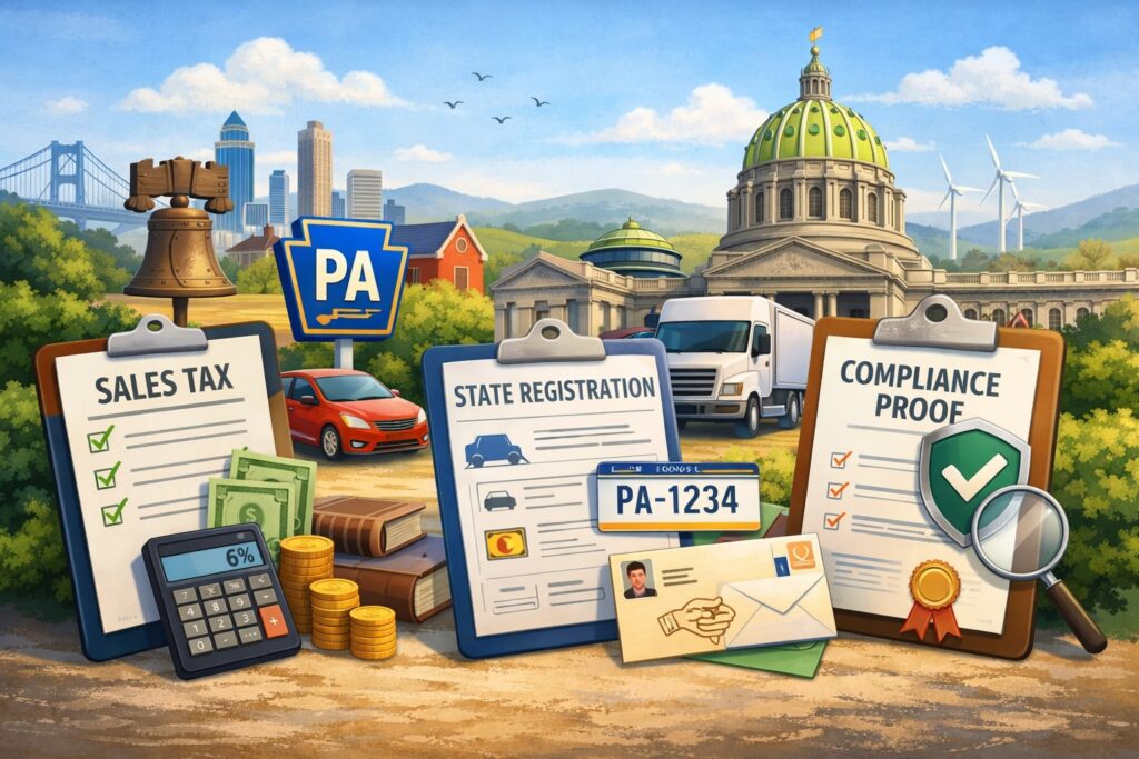 Sales Tax, State Registrations, and “Compliance Proof” in Pennsylvania