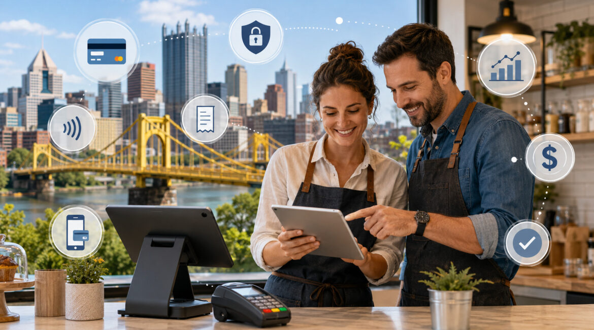 Pittsburgh business owners choosing a payment processor